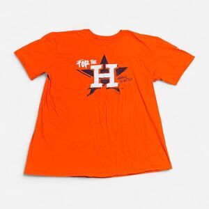 Houston Astros Houston Methodist orange XL (width 23in, length 26in) size